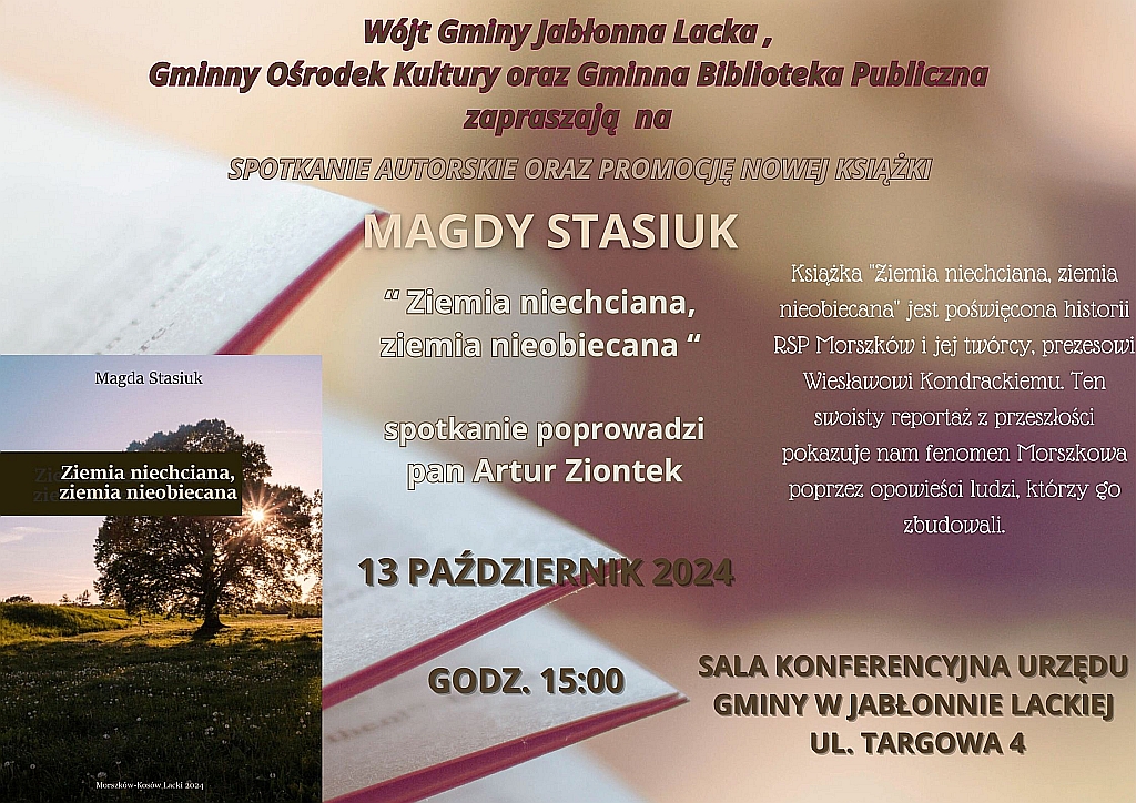 Promocja książki Magdy Stasiuk